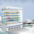 standing display cooler supermarket freezer with transparent glass door